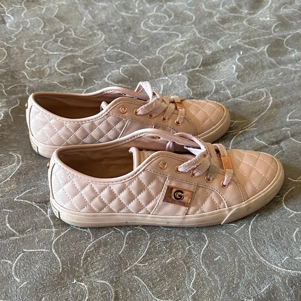 G by Guess Quilted Pink Sneakers